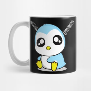 Penguin Samurai Warrior Mug